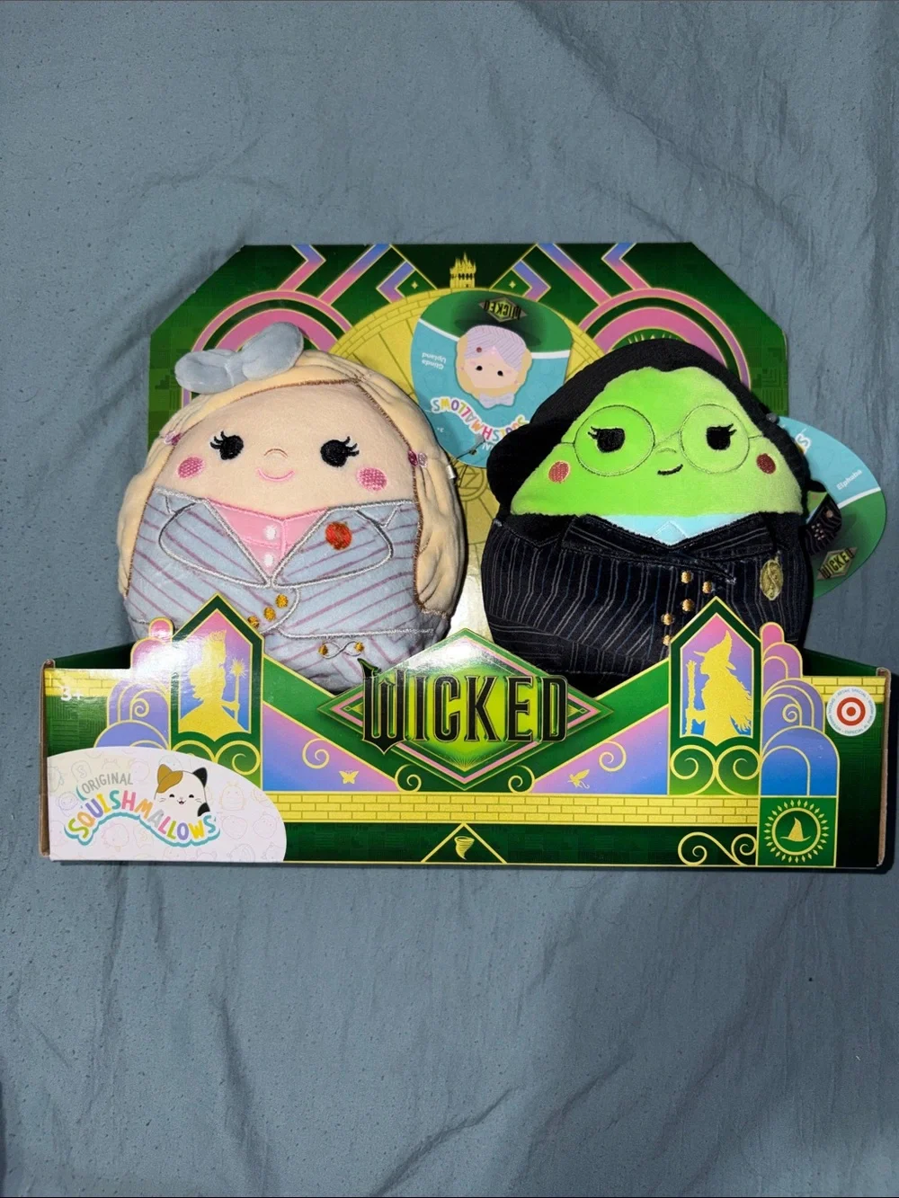 Squishmallows Wicked Duo Plush Elphaba & Glinda Upland Characters